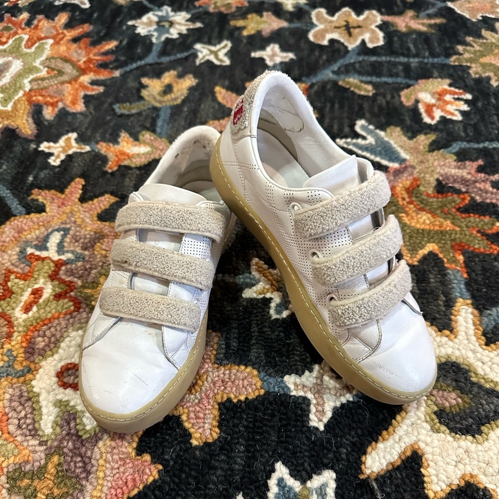 Burberry white leather Becky Perf sneakers